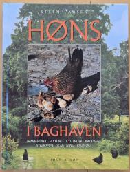 Billede af bogen Høns i baghaven. Hønsehuset, fodring, kylliger, racevalg, sygdomme, slagtning, økologi.