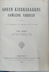 Billede af bogen Samlede værker bind 10: Afsluttende uvidenskabelig efterskrift. Andet halvbind.