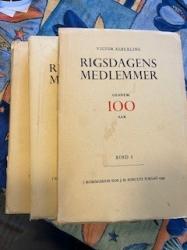 Billede af bogen Rigsdagens medlemmer I-III