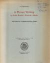 Billede af bogen A Picture Writing by Edna Kenick, Alaska