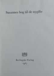 Billede af bogen Susannes bog til de nygifte