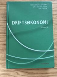 Billede af bogen Driftsøkonomi