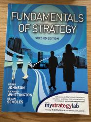 Billede af bogen Fundamentals of Strategy $$/ CGerry Johnson, Richard Whittington, Kevan Scholes