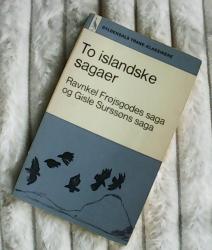Billede af bogen To islandske sagaer - Ravnkel Frøjsgodes Saga og Gisle Surssøns Saga