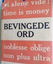 Billede af bogen  Bevingede ord.