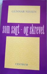 Billede af bogen  Som sagt - og skrevet.