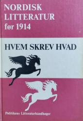 Billede af bogen Nordisk Litteratur før 1914 - Hvem skrev hvad