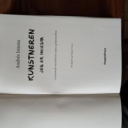 Billede af bogen  Kunstneren. Jeg er INIESTA.