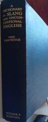 Billede af bogen A dictionary of slang and unconventional english