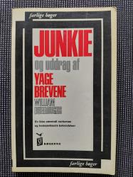 Billede af bogen JUNKIE og uddrag af Yagebreve 