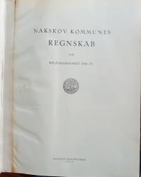 Billede af bogen Nakskov kommunes regnskab 1924-1929