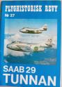 Billede af bogen Flyghistorisk revy nr. 27 Saab 29 TUNNAN
