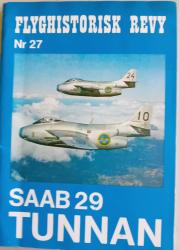 Billede af bogen Flyghistorisk revy nr. 27 Saab 29 TUNNAN
