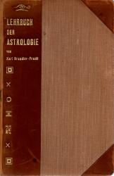 Billede af bogen Lehrbuch der Astrologie