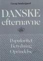Billede af bogen Danske efternavne - Popularitet, Betydning, Oprindelse