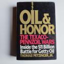 Billede af bogen Oil & Honor. The Texaco-Pennzoil Wars.Inside the $11 Billion Battle for Getty Oil.