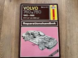 Billede af bogen Volvo 740 & 760 reperationsbok (1982-1986)