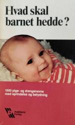 Billede af bogen Hvad skal barnet hedde?