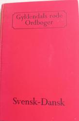Billede af bogen Gyldendals røde ordbøger Svensk-Dansk
