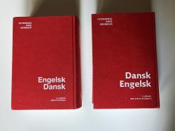 Billede af bogen Engelsk dansk + Dansk engelsk ordbog (2 stk. Gyldendals røde ordbøger)