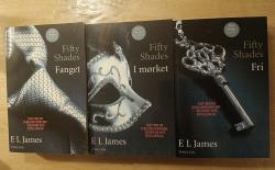 Billede af bogen Fifty Shades 1-3 (Fanget, I mørket, Fri)