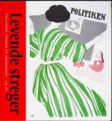Billede af bogen Levende streger - Politikens tegnere og tegneserier i 125 år