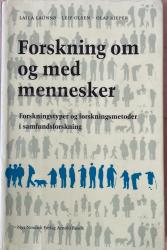 Billede af bogen Forskning om og med mennesker
