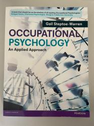 Billede af bogen Occupational Psychology