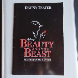 Billede af bogen Beauty and the Beast .Teaterprogram