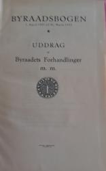Billede af bogen Byraadsbogen  Nakskov 1951-52