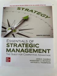 Billede af bogen Essentials of Strategic Management