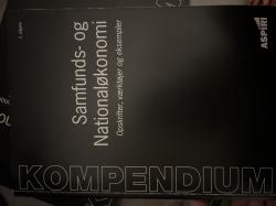 Billede af bogen Kompendium i samfunds- og nationaløkonomi