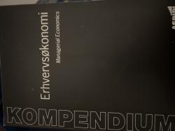 Billede af bogen Kompendium i erhvervsøkonomi