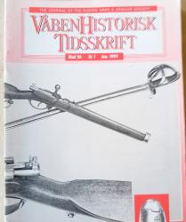 Billede af bogen Våbenhistorisk Tidsskrift Bind 26 nr. 1-8 nr. 6 mangler,  1993