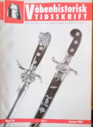 Billede af bogen Våbenhistorisk Tidsskrift Bind 24 nr. 1-7 nr. 4 mangler 1991