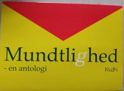 Billede af bogen mundtlighed - en antologi Billede af bogen mundtlighed - en antologi