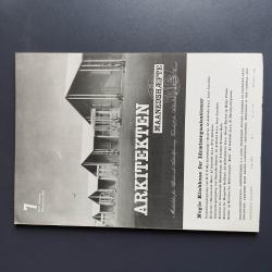 Billede af bogen ARKITEKTEN. Maanedsblad: Nogle Klubhuse for Idrætsorganisationer.