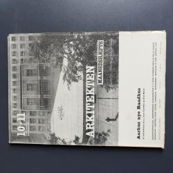 Billede af bogen ARKITEKTEN. Maanedshæfte : Aarhus nye Raadhus.