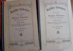 Billede af bogen Deutscher  Liederhort 1-2