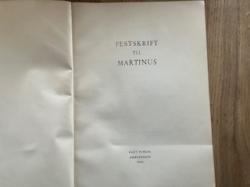 Billede af bogen Festskrift til Martinus