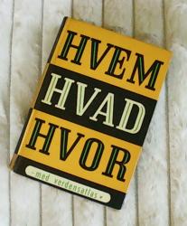 Billede af bogen Hvem-Hvad-Hvor 1960