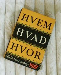 Billede af bogen Hvem-Hvad-Hvor 1967
