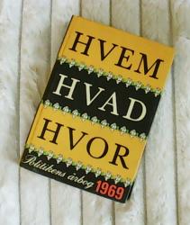 Billede af bogen Hvem-Hvad-Hvor 1969