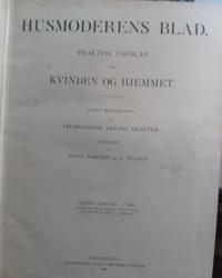 Billede af bogen Husmoderens Blad1904 9. Aargang