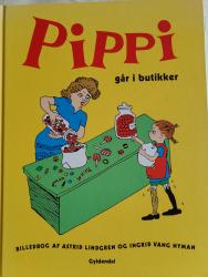 Billede af bogen Pippi går i butikker