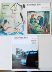 Louisiana Revy 1988: 3 stk.  Oktober:  Picasso 1960-1973, Februar: Edvard Munch Maler og fotograf Kunstneren og fotografiet, maj Robert Capa fotografier 1932-54, 
