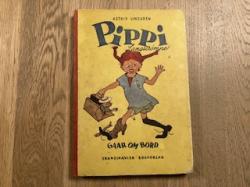 Billede af bogen Pippi Langstrømpe gaar ombord (1. danske udgave-1. oplag)