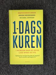 Billede af bogen 1-dagskuren - i morgen kan du spise lige hvad du vil Billede af bogen 1-dagskuren - i morgen kan du spise lige hvad du vil