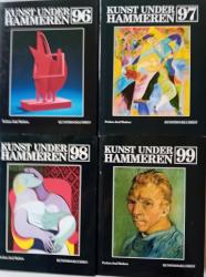 Billede af bogen Kunst under hammeren 4 stk. 1995, 1966, 1998, 1999