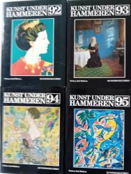 Billede af bogen Kunst under hammeren 4 stk. 1991, 1992, 1993, 1994